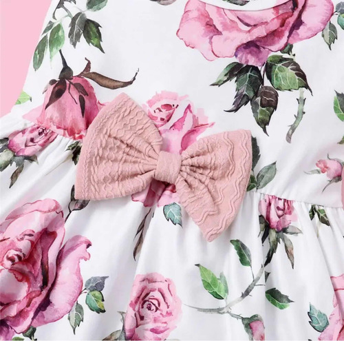 Conjunto Vestido Y Torera Bebé Niña, Flores