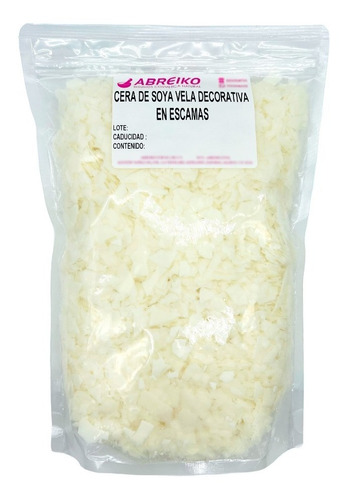  Cera De Soya En Escamas (para Velas Decorativas) 5 Kilos