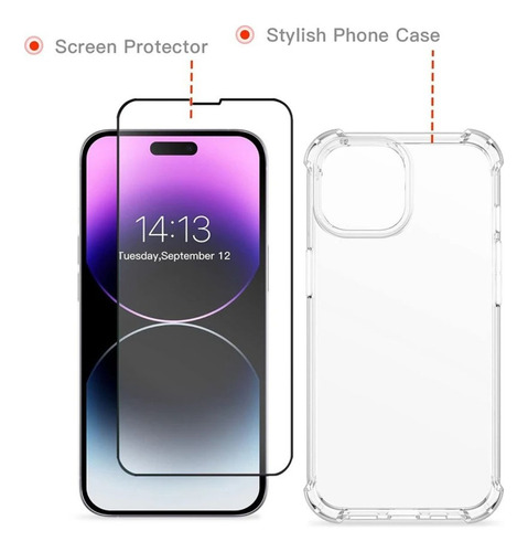 iPhone Capinha Capa Case + Película Kit Anti Shock Todosx-16