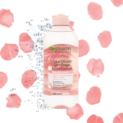 Imagen 3 de 6 de Agua Micelar De Rosas Garnier Universo Binario
