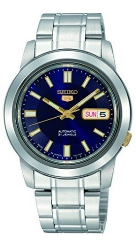 Reloj De Acero Inoxidable Azul Snkk11