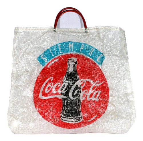Coleccionable Bolsa Promocional Con Logo De Coca Cola 70's