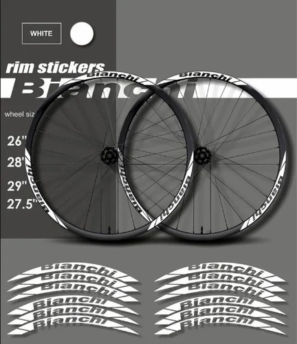 Bianchi 1 Sticker Para Rines De Bicicleta Mtb Downhill