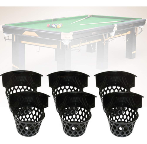 Calidaka 6 Bolsillos De Billar, Bolsillos Para Mesa De Billar, Bolsillos Para Mesa De Billar, Bolsillos De Billar, Mesa De Billar Resistente, Bolsa De Almacenamiento Para Bolas De Billar