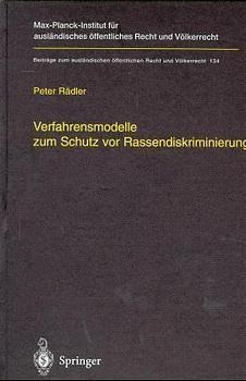 Verfahrensmodelle Zum Schutz Vor Rassendiskriminierung : ...