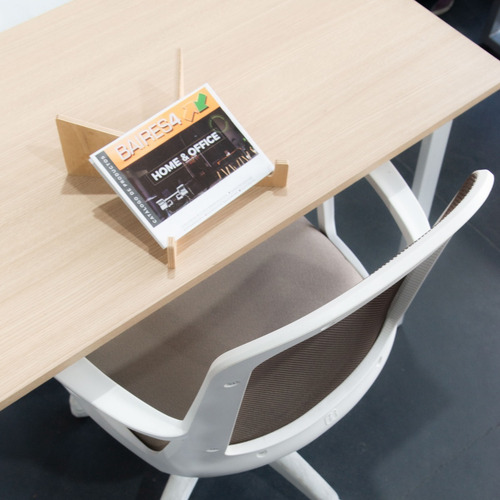 Imagen 2 de 4 de Escritorio Flat White & Roble Homeoffice | Contado