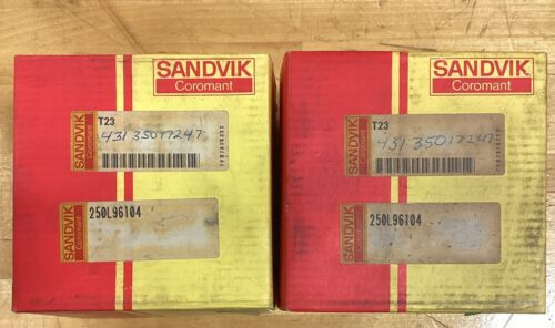 Sandvik Coromont 431-350172l17 Lot Of 2 Cce