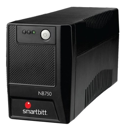 Imagen 2 de 4 de UPS regulador de voltaje Smartbitt Smart Interactive SBNB750 750VA entrada y salida de 120V CA negro