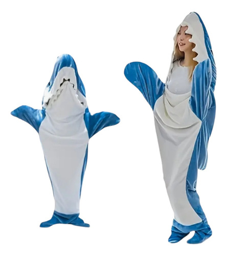 Manta Tiburón Pijama Capucha 