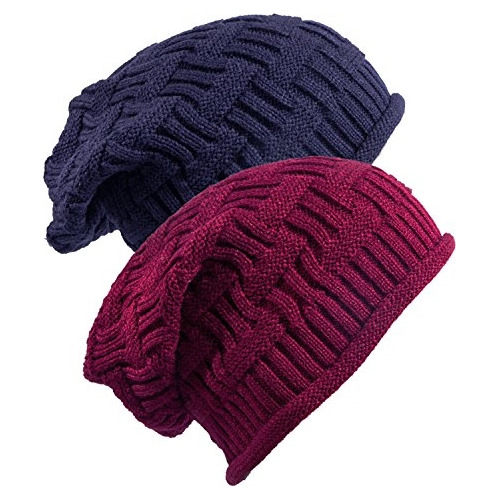 Paquete De 2 Gorros Holgados Para Mujer