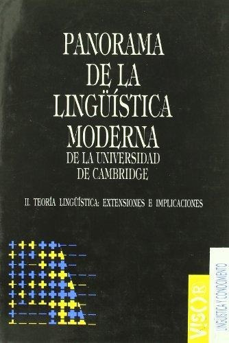 Panorama De La Linguistica Moderna Ii