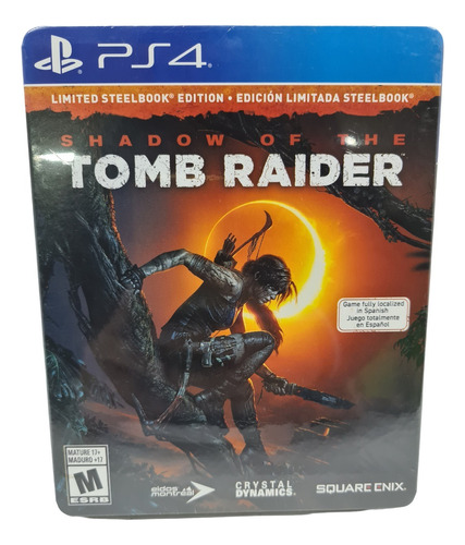 Shadow Of The Tomb Raider Limited Steelbook Ps4 Nuevo Sellad