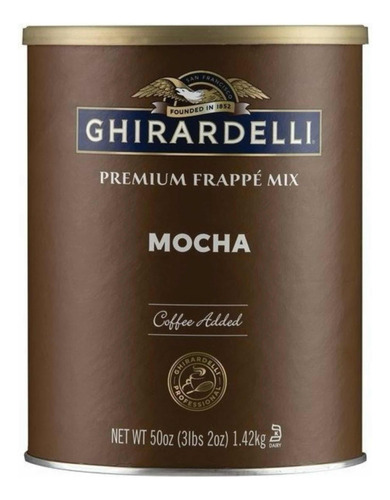 Ghirardelli Frappe Mix Sabor Mocha 1.42 Kg Importado