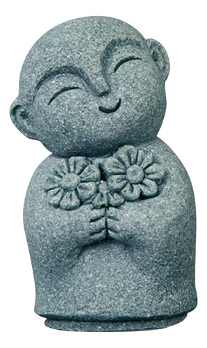 Figura De Monje - Estatua De Meditación Hecha A Estilo E