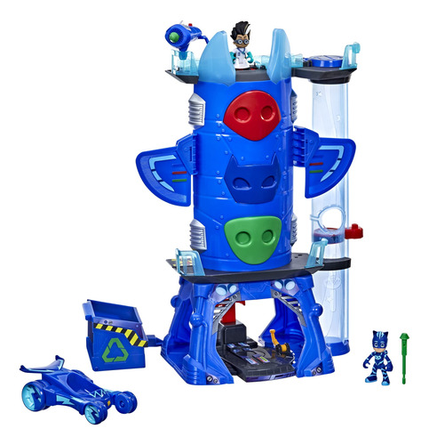 Pj Masks Deluxe Battle Hq - Juguete Preescolar, Juego Del C.