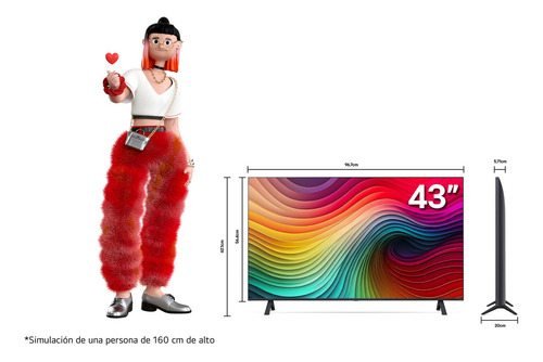 Lg Pantalla 4k Nanocell 43nano80 2024 Nueva/empacada (Usado)