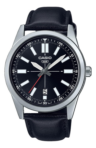 Casio Mtp-vd02l-1e Reloj Analógico De 3 Manecillas Con Esfer