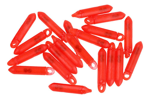 20 Piezas Catadros De Pesca Accesorios De Pesca Tackle Rojo