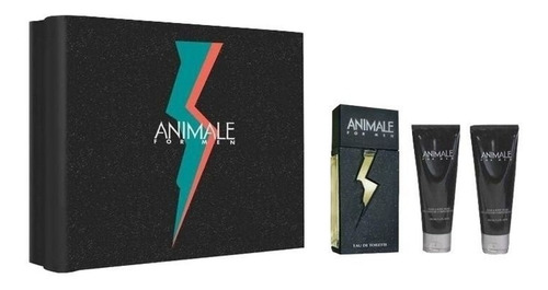 Kit Animale For Men 100ml +gel +creme De Barba 100g Cd