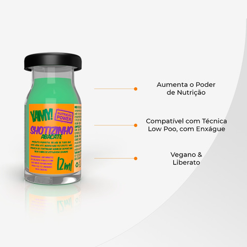 Shotizinho Yamy Nutrição Power Abacate 12ml