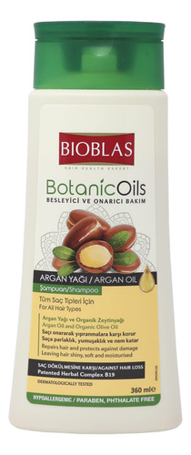 Champú Bioblas Con Aceite De Argán Y Aceite De Oliva Orgánic