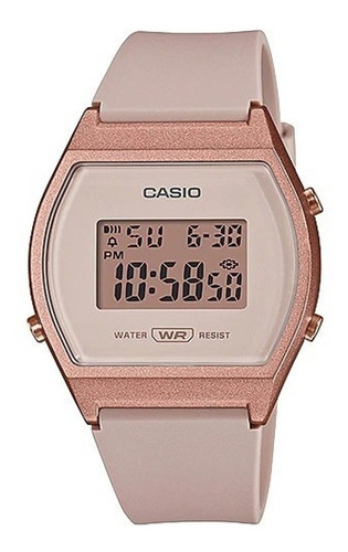 Reloj Casio Dama Lw-204-4a, Rosa, Alarma, Cronometro, Luz