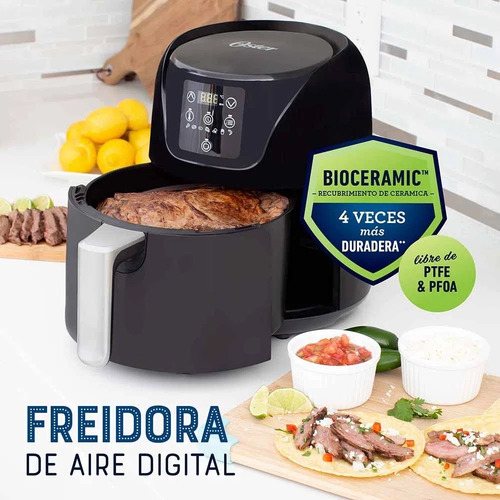 Imagen 3 de 8 de Freidora De Aire Digital Oster De 4 Litros Ckstaf40d