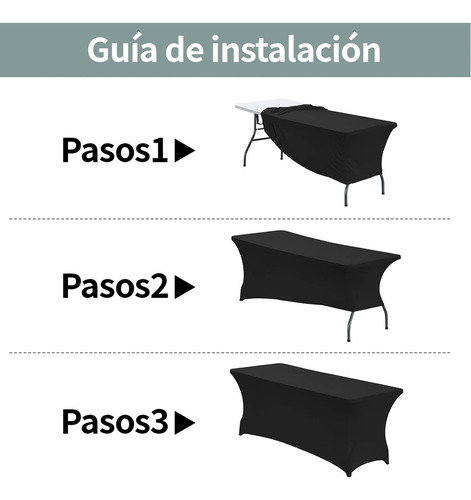Mantel Para Mesa Reunión Familiar Elasticidad 244×76×76cm