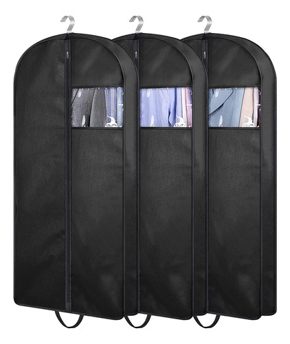 Set De 3 Porta Trajes 60x110 Funda Vestido Saco Ropa Camisa