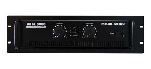 Amplificador De Potência Mark Audio 600 W Rms - Mk 3600