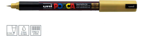 Caneta Posca Pc-1mr Ouro Ponta Extra Fina 0,7mm
