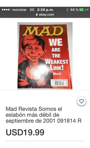 Imagen 6 de 6 de Mad (revista) 1999-2001