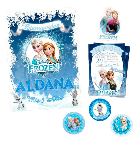 Kit Imprimible Frozen - Cumple/baby Shower/candy Bar