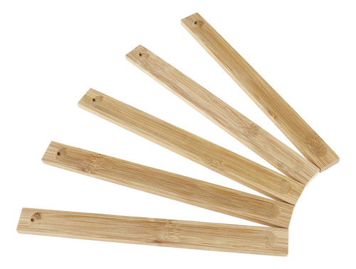 5 Varilla Incienso Bambu Duradera Para Quemador Ceniza