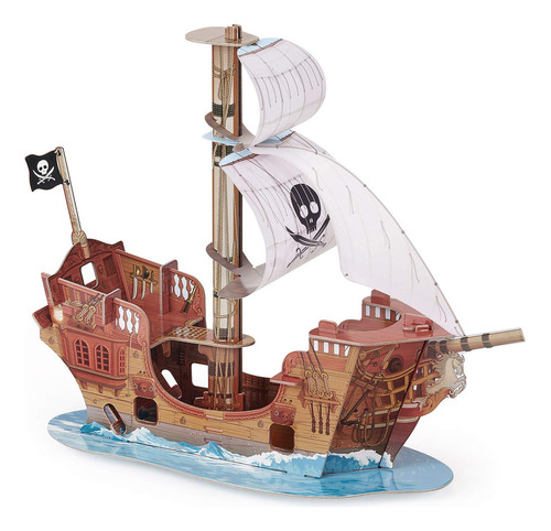 Papo The Pirate Ship Playset, Multicolor