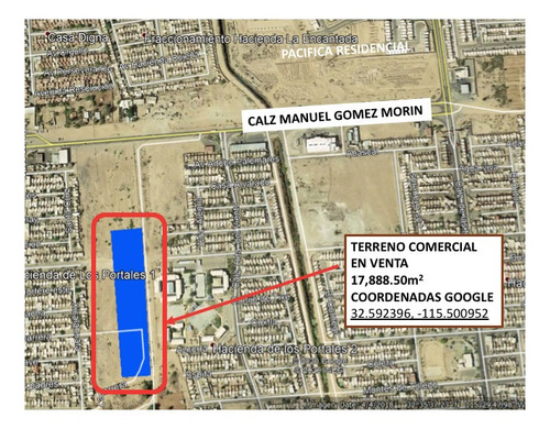 Imagen 1 de 2 de Terreno Comercial De 17,888m En Col. Ahumada