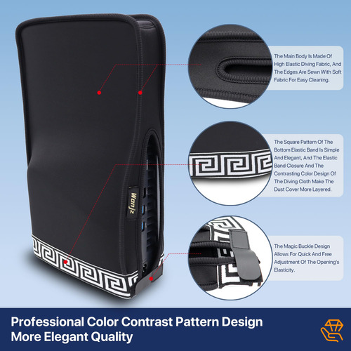 Funda Antipolvo Para Ps5 Slim Consola Resistente A Arañazos