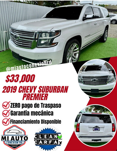 2019 Chevy Suburban Premier Awd 4x4 Clean Carfax