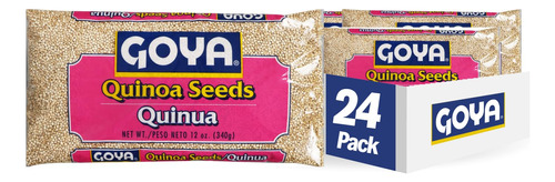 Goya Foods Quinoa Seeds, 12 Oz (paquete De 24)