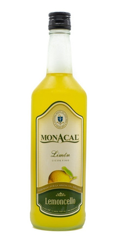 Licor Fino De Lemoncello Monacal X 750cc