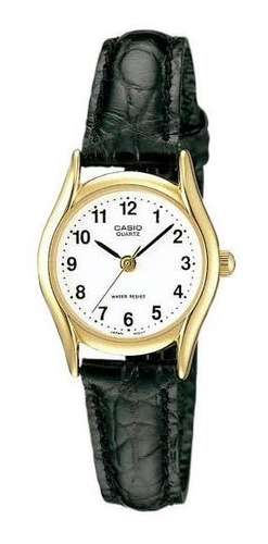 Reloj Casio De Dama Modelo Ltp-1094 Carátula Blanca Números