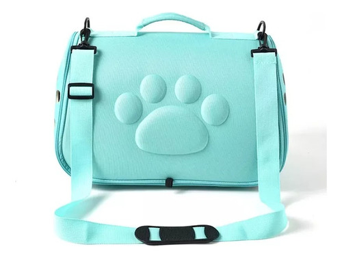 Bolso Transportador Huella Perro Gato Goma Eva Mochila Gatos