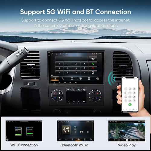 8 Pulgadas 5g Wifi Coche Estéreo Radio Navegación Para Chevr