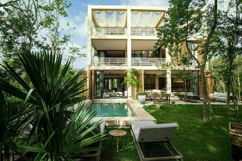 Imagen 28 de 30 de Villa En Venta En Playa Del Carmen, Corasol