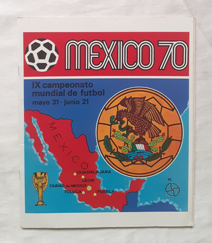 Album Mundial Mexico 70 Panini Original Figuras Impresas