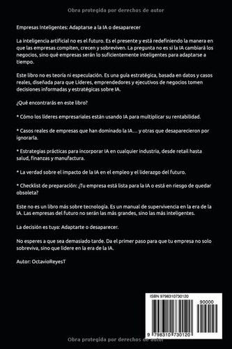 Empresas Inteligentes: Adaptarse A La Ia O Desaparecer (span