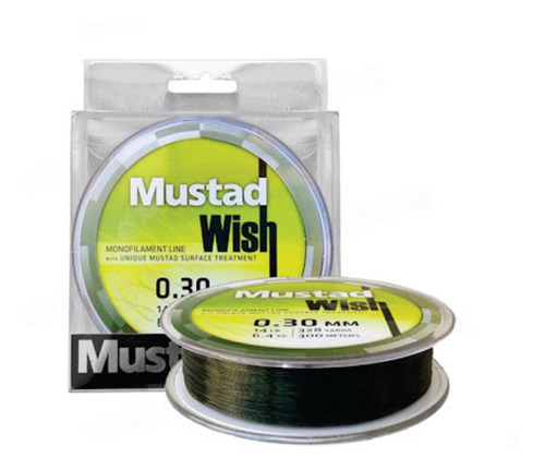 Nylon Monofilamento Mustad Wish 0.30x300 Mts Noruego