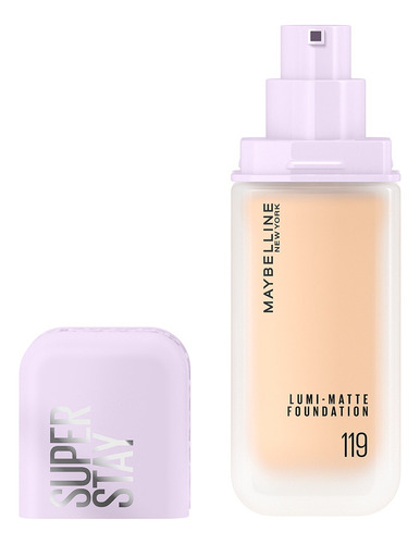 Base de maquillaje líquida Maybelline Super Stay Base Lumi Matte Lumi Matte tono 111 - 40mL 91g