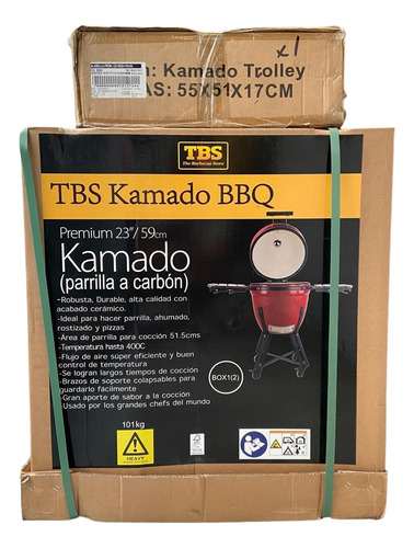 Vendo Parrilla Tbs Kamado Bbq Premium 23  Nuevo En Caja 