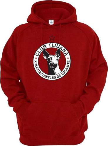 Sudadera Logo Xolos De Tijuana Liga Mx